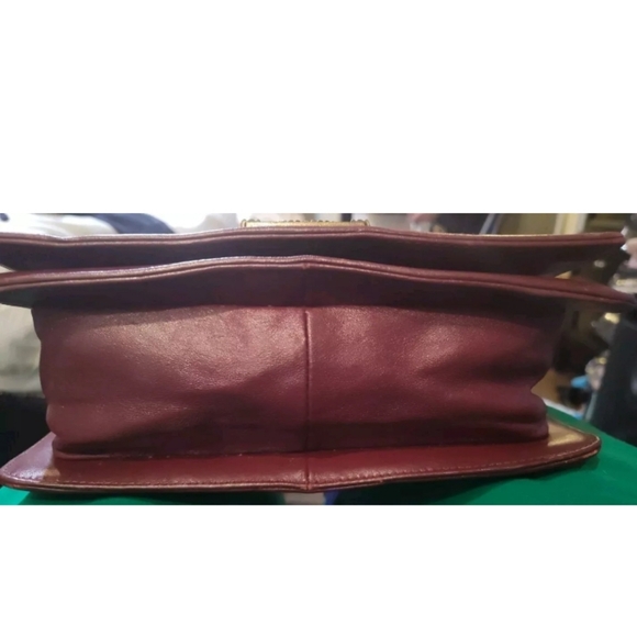 CHANEL Quilted Boy Bag in burgundy RARE!!! - Picture 11 of 16